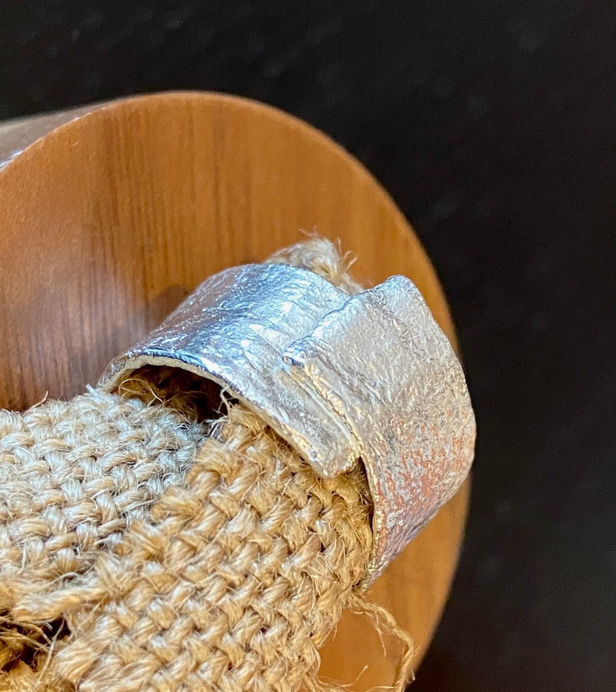 925 sterling silver ring. Textured finish. Handmade. Exclusive design.