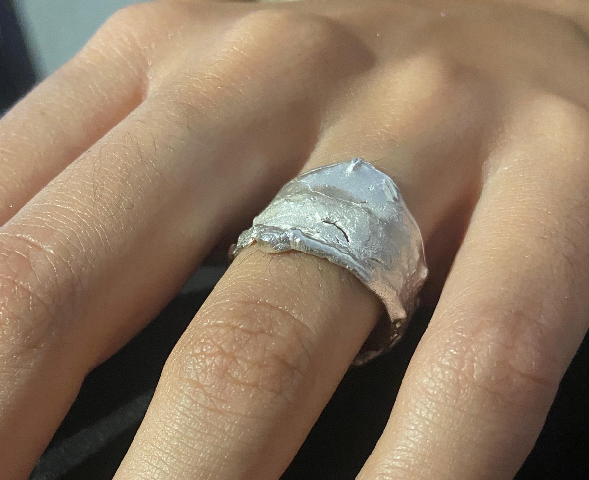 Silver Ring. Designer Jewelry. Unisex